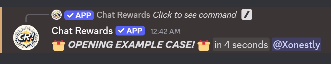 Case Opening Animation
