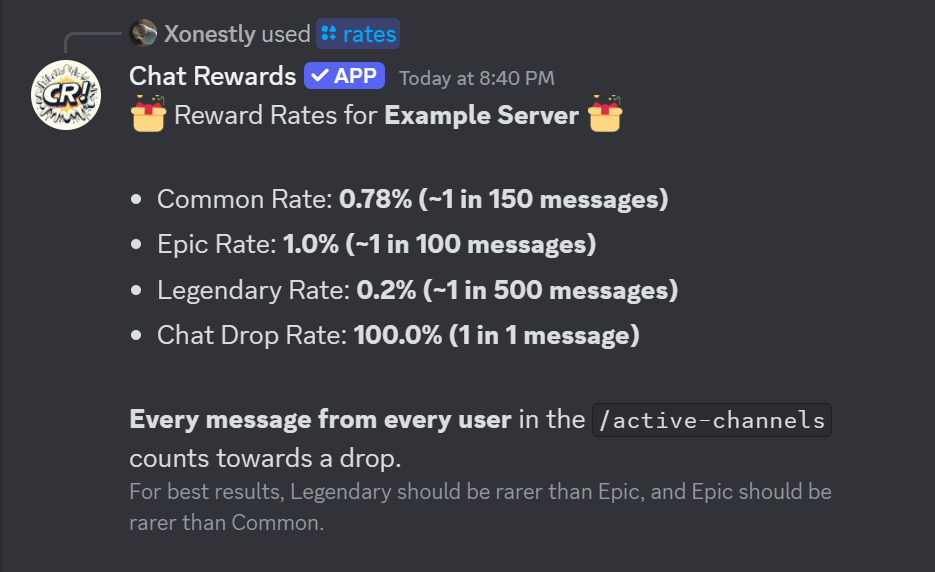 Rates