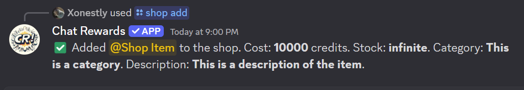Shop Example